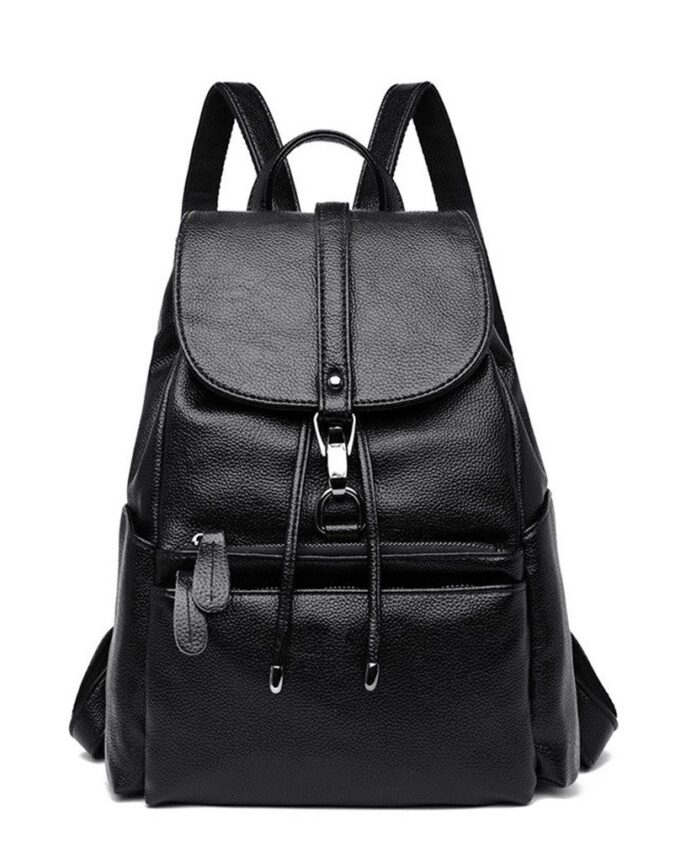 Leisure Backpack Women's Backpack made of soft leather, multifunctional design handbag