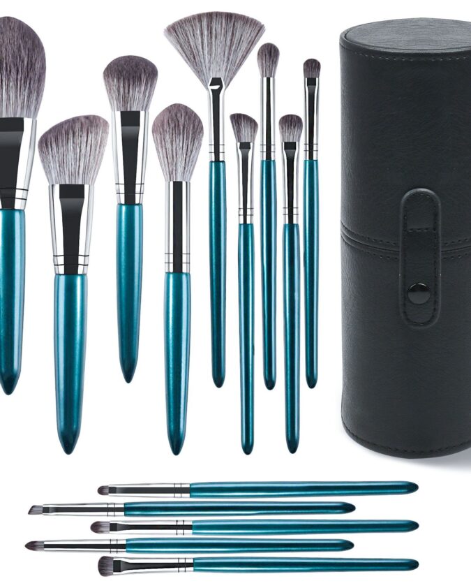 Cosmetic brush set, 14-piece make-up brush set, professional makeup brush kit
