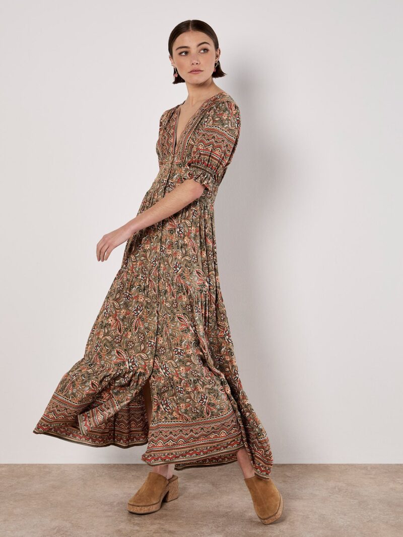 Printed dress Sarasa summer dress with floral pattern