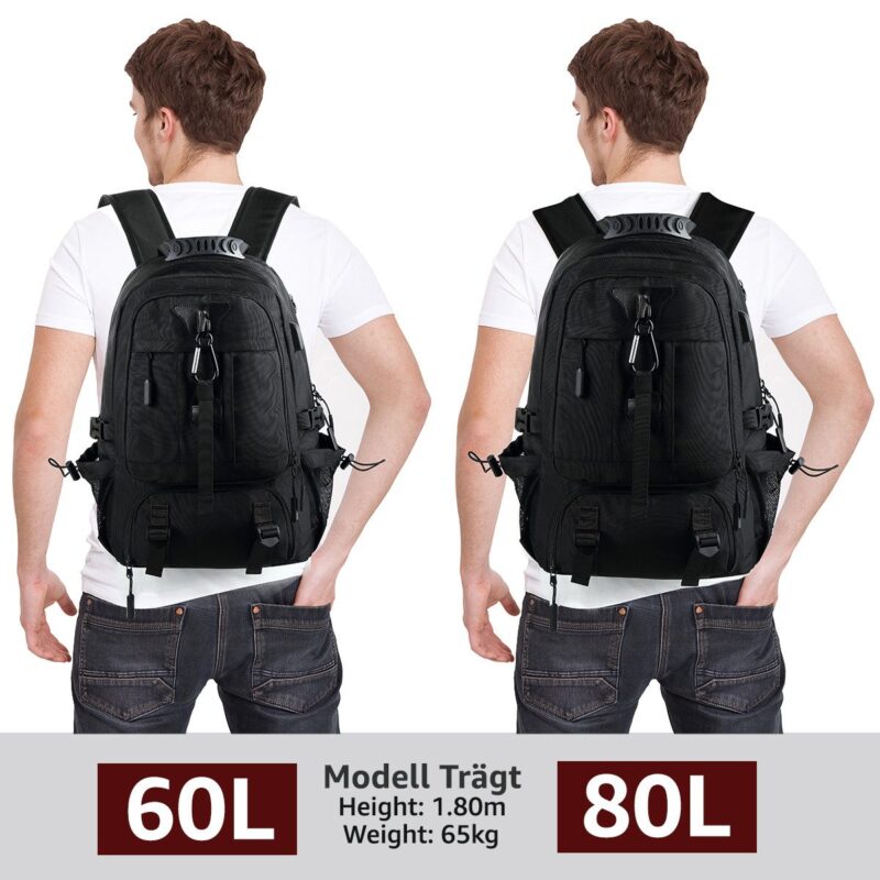 Travel Backpack Expandable Sports Backpack XL with shoe compartment School backpack - Image 10