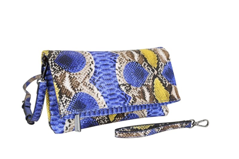 Clutch Holi Snake-Can be worn as a clutch, shoulder bag and crossbody bag