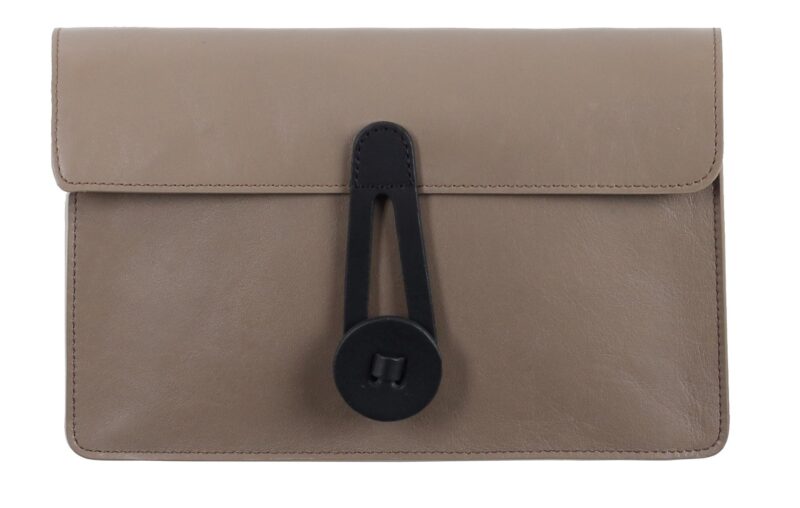 Evening Bag ALICE, TW3 – Discreetly elegant leather clutch with chain