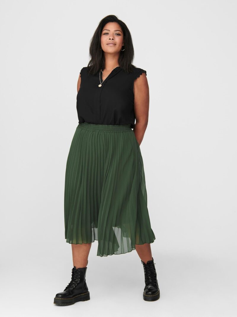 Blouse top CARMUMI SL TOP WVN NOOS with lace - Image 3