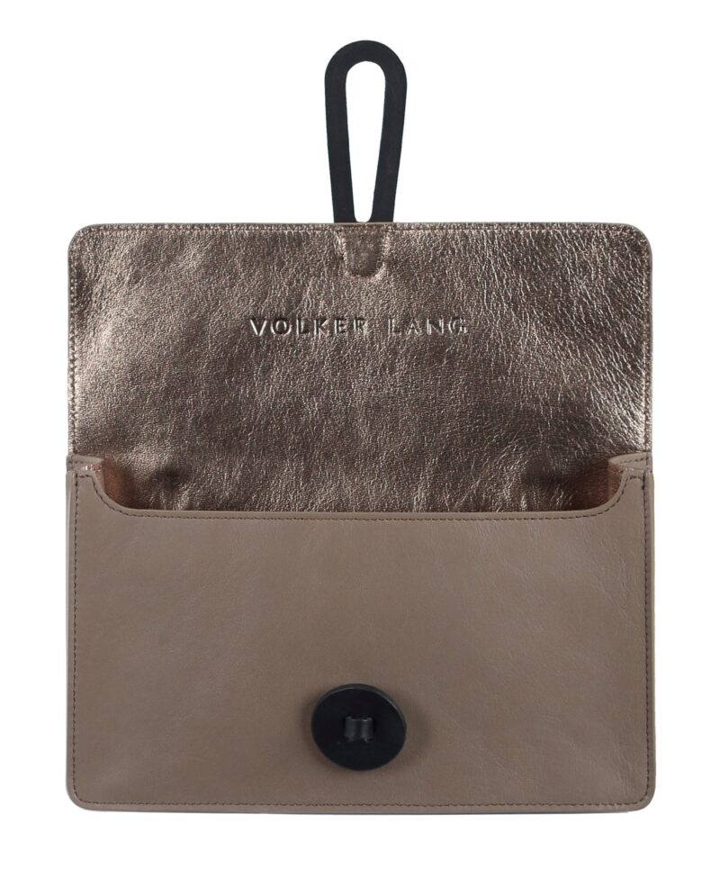 Evening Bag ALICE, TW3 – Discreetly elegant leather clutch with chain - Image 3