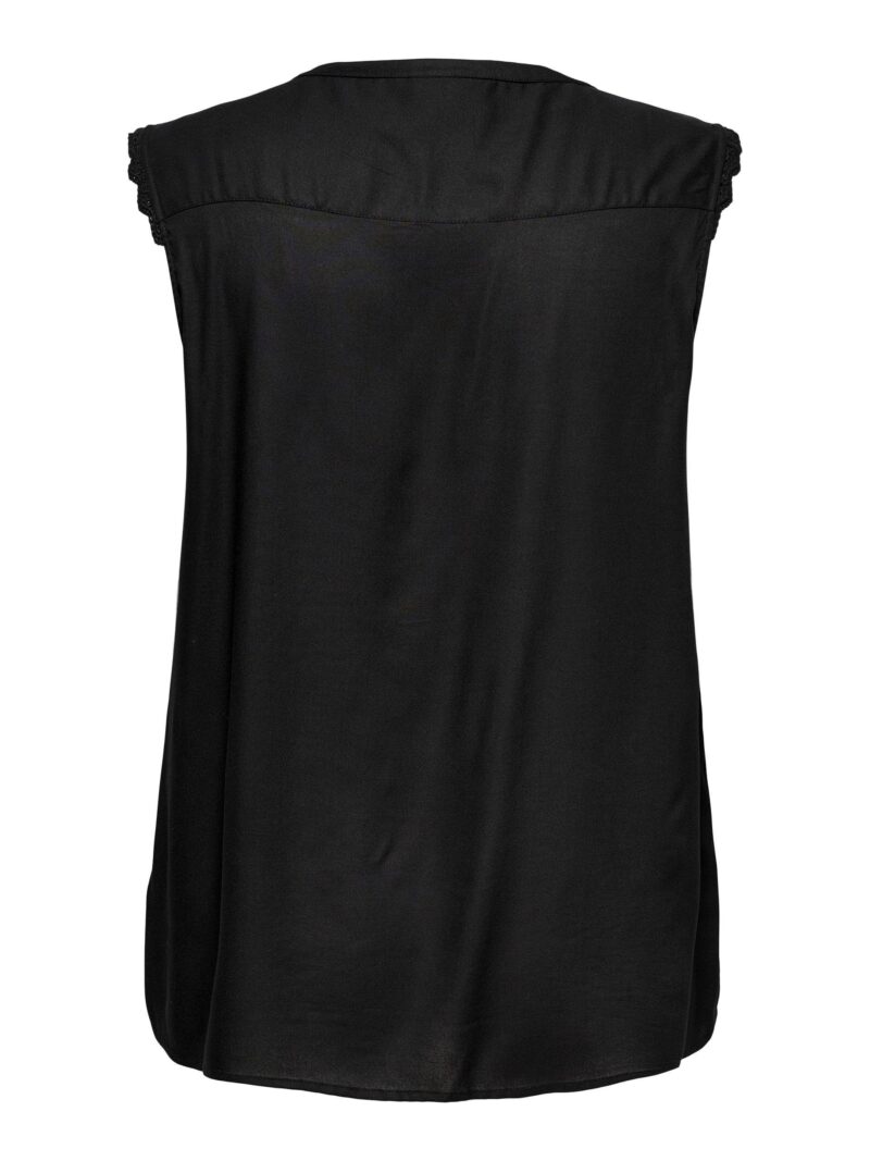 Blouse top CARMUMI SL TOP WVN NOOS with lace - Image 5
