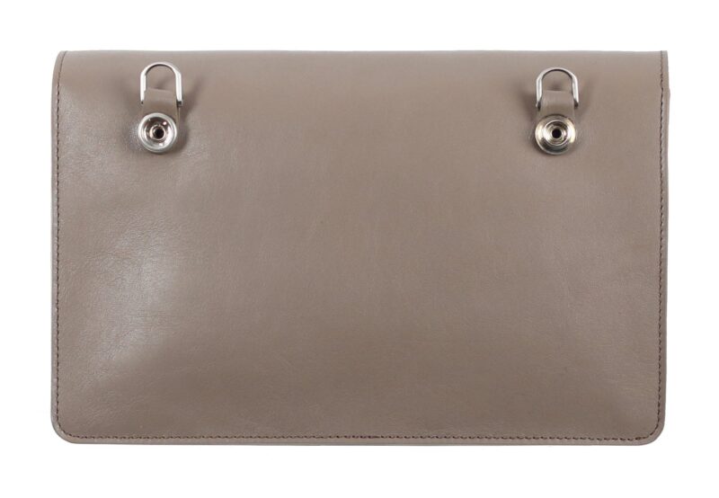 Evening Bag ALICE, TW3 – Discreetly elegant leather clutch with chain - Image 4