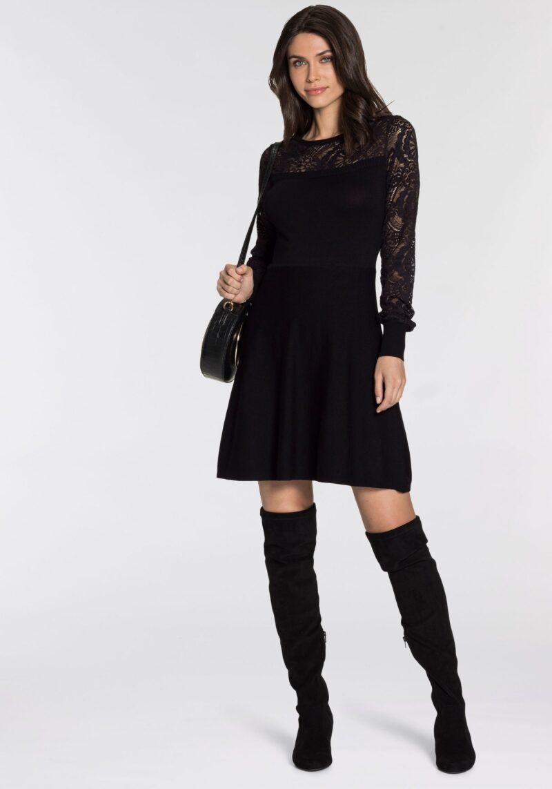 Knitted Dress for special occasions, short dress, tailored cut - Image 5