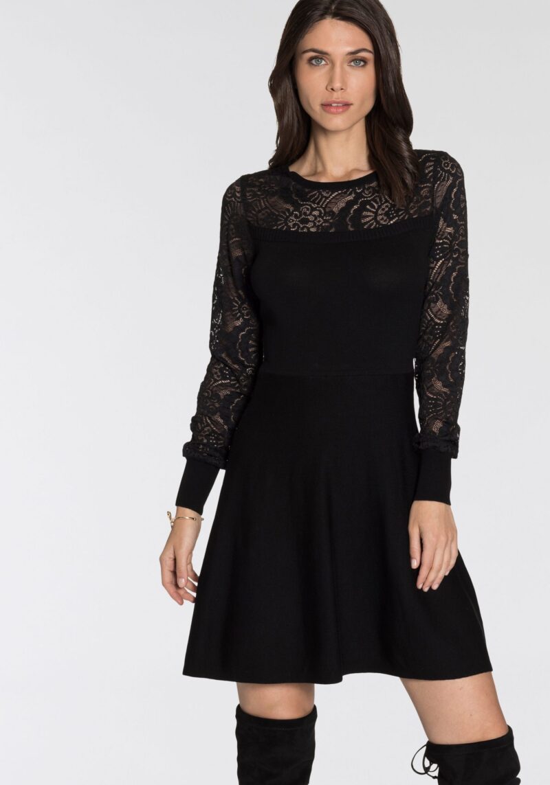 Knitted Dress for special occasions, short dress, tailored cut - Image 8
