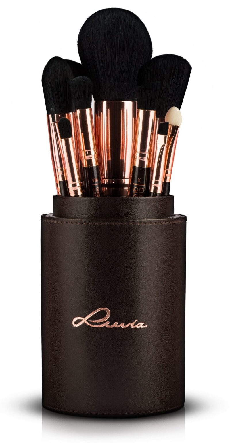 Golden Queen cosmetic brush set