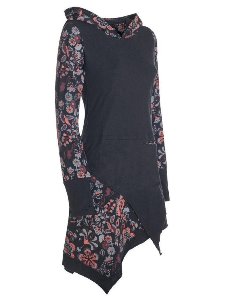 Pointed Dress long-sleeved dress elves pointed elf tunic printed - Image 4