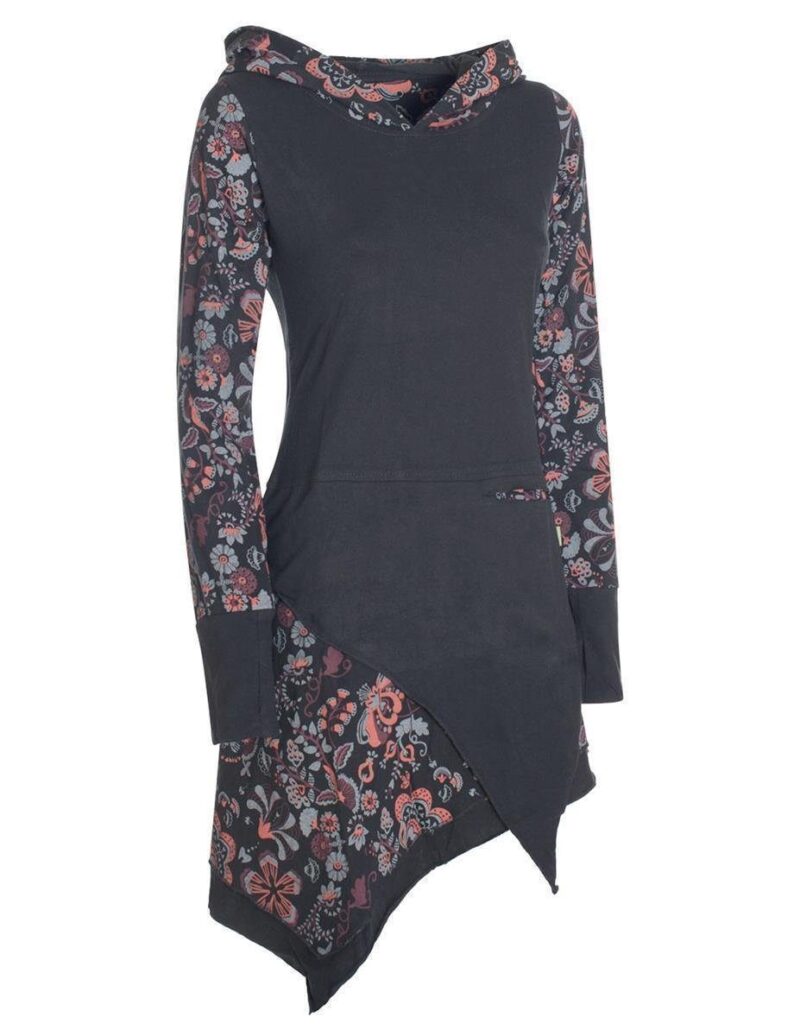 Pointed Dress long-sleeved dress elves pointed elf tunic printed - Image 5
