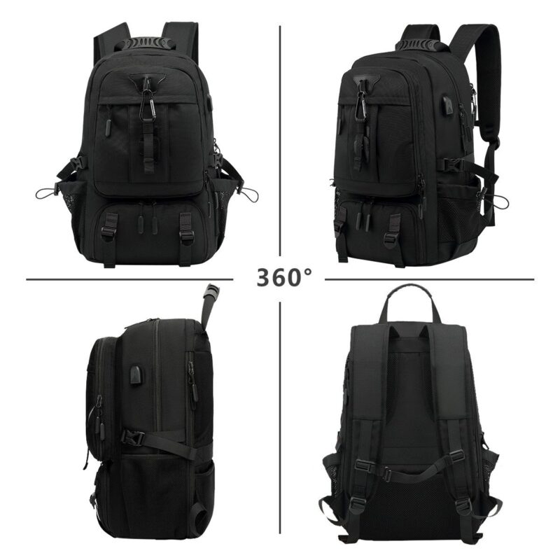 Travel Backpack Expandable Sports Backpack XL with shoe compartment School backpack - Image 12