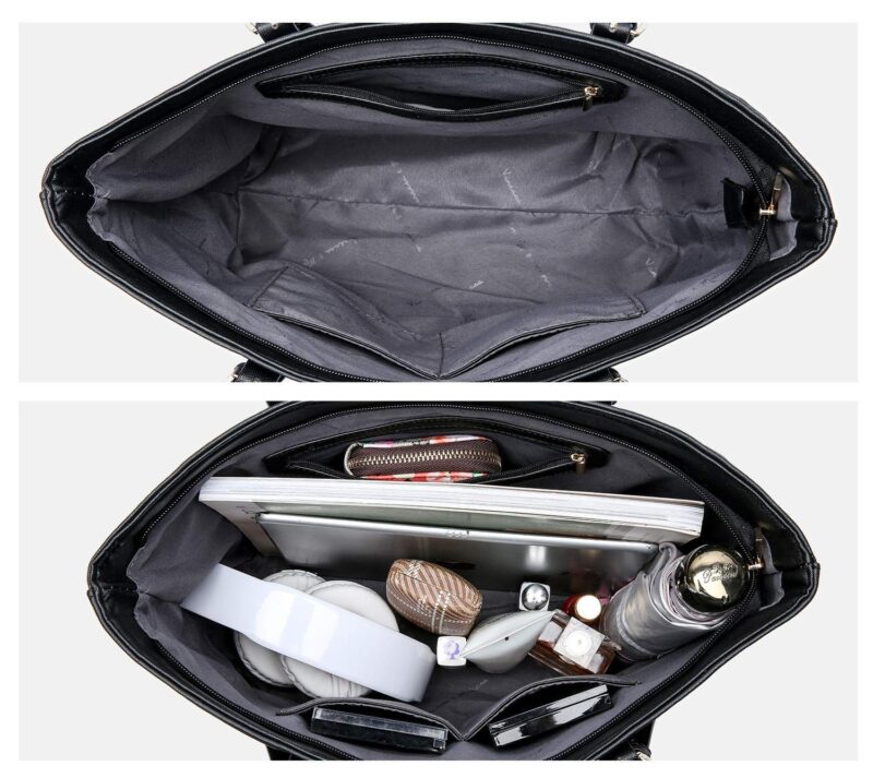 Shopper handbag for office and leisure, classic ladies bag (also ideal as a school and office bag) - Image 5