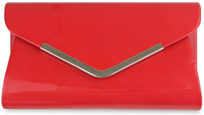 Clutch Evening Bag for women in patent leather look - Image 2