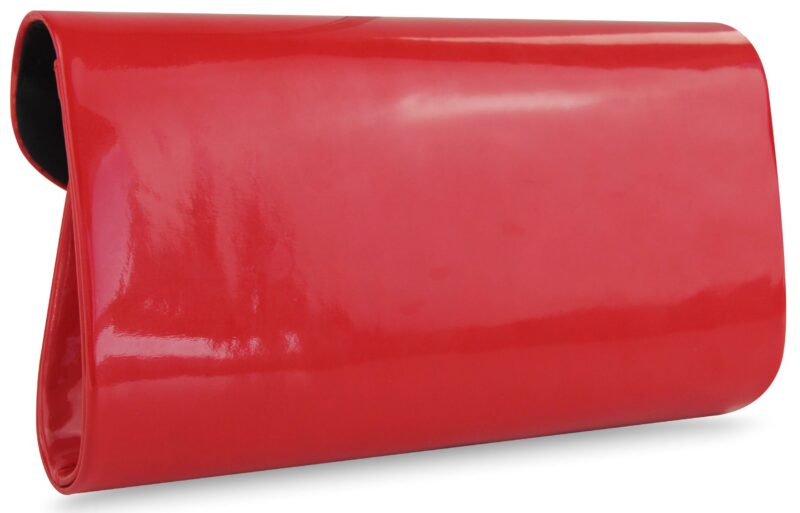 Clutch Evening Bag for women in patent leather look - Image 3