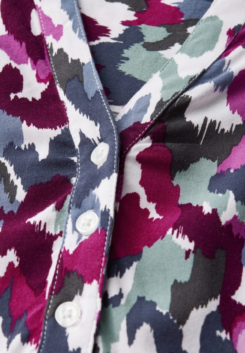 Short-Sleeved Blouse with all-over print - Image 6