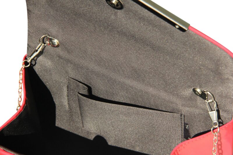 Clutch Evening Bag for women in patent leather look - Image 6