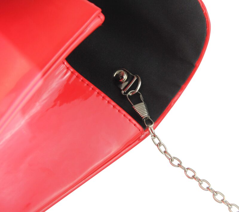 Clutch Evening Bag for women in patent leather look - Image 9