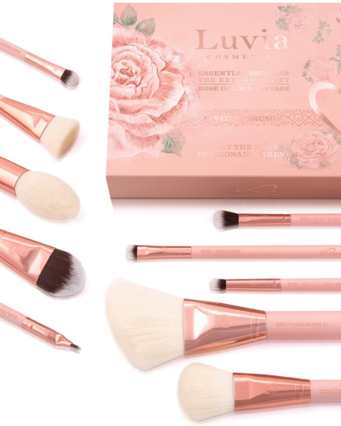 Cosmetic brush set Essential Brushes - Expansion Set - Rose Golden Vintage