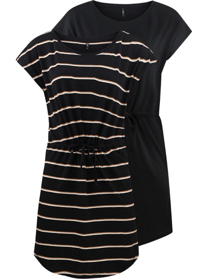 Summer dress women's mini dress onlMAY S/S Dress A-line made of 100% cotton