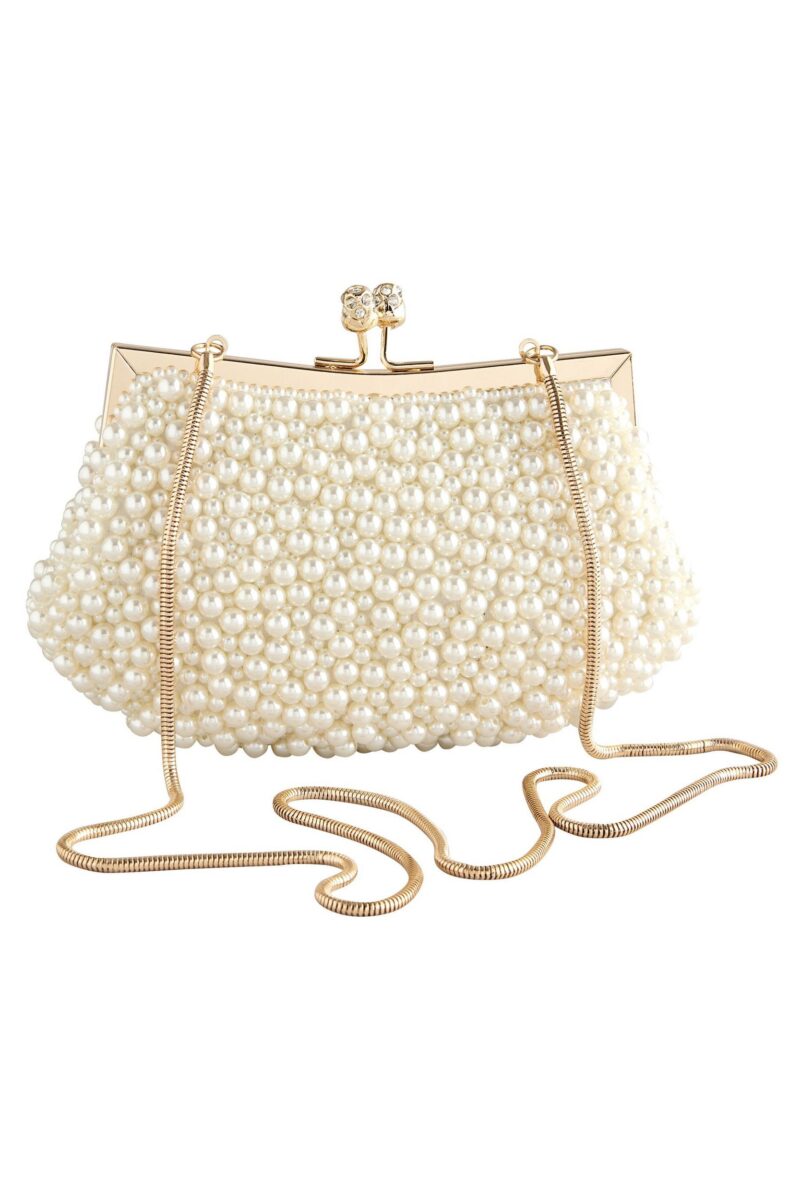 Clutch Clutch with clasp and decorative beads