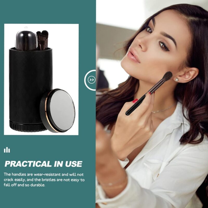 Cosmetic brush set Cosmetic brush set 7-piece makeup brush set with storage box - Image 2