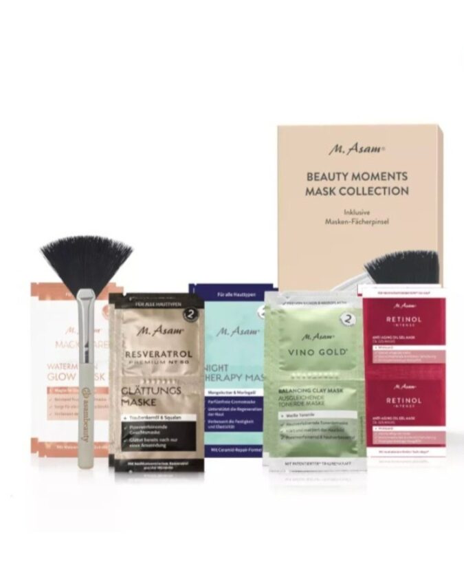 Skincare gift set SKIN HEROES gift box with mask set and brush 11-piece