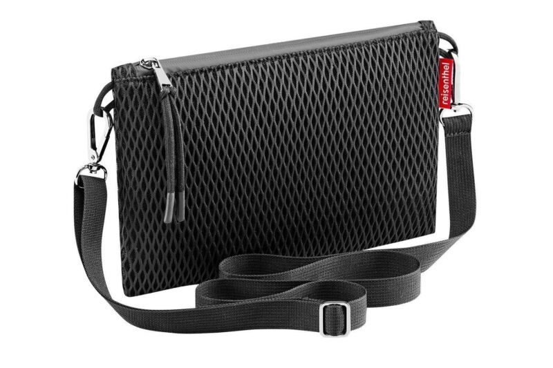 EXTRALITE CASE shoulder bag, black, mesh, polyester
