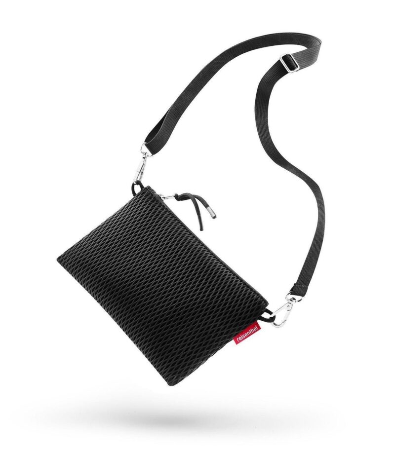 EXTRALITE CASE shoulder bag, black, mesh, polyester - Image 2