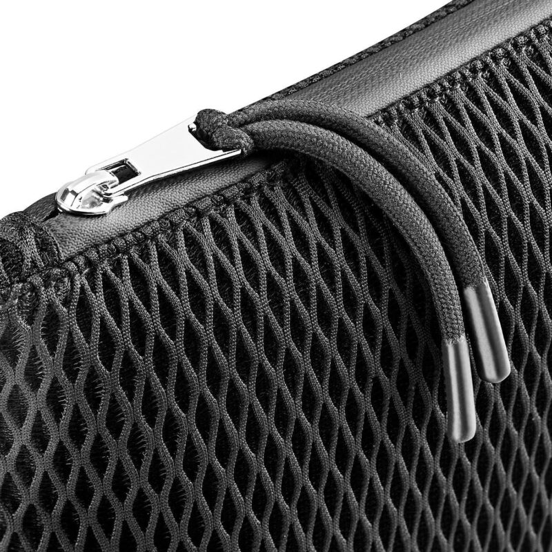 EXTRALITE CASE shoulder bag, black, mesh, polyester - Image 3