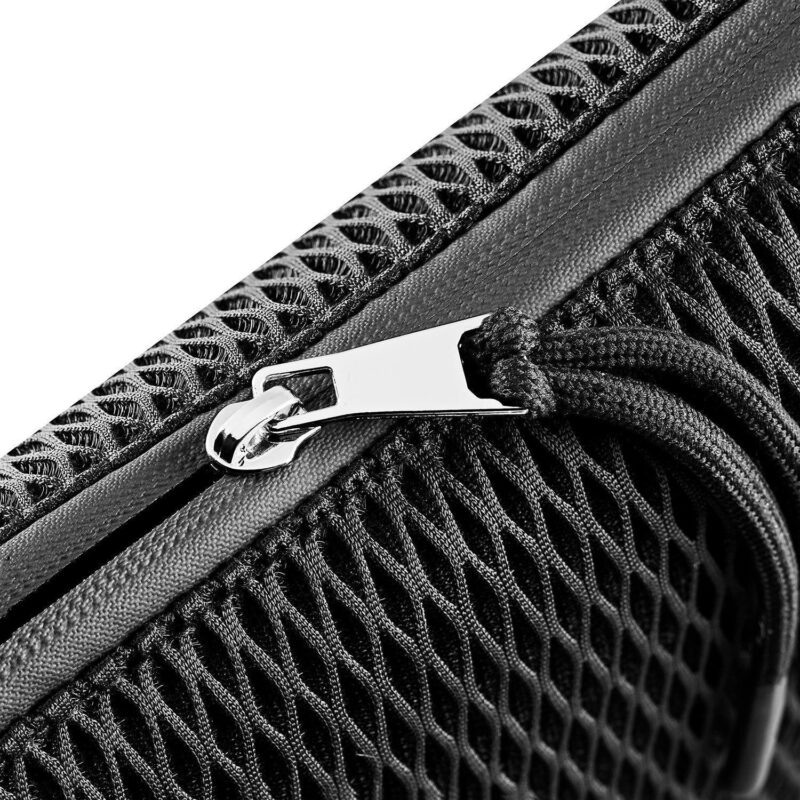 EXTRALITE CASE shoulder bag, black, mesh, polyester - Image 4
