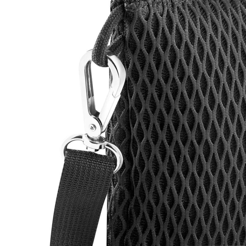 EXTRALITE CASE shoulder bag, black, mesh, polyester - Image 5