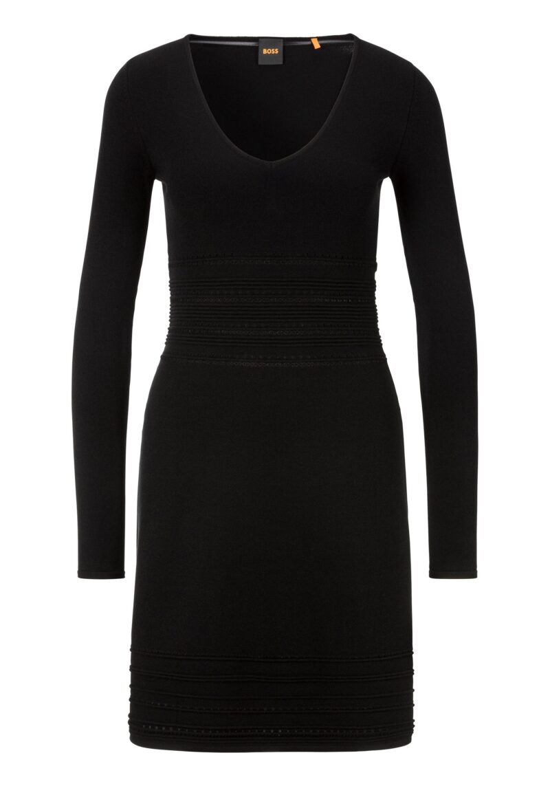 Knitted Dress Fudino Premium women's fashion with charm with BOSS logo