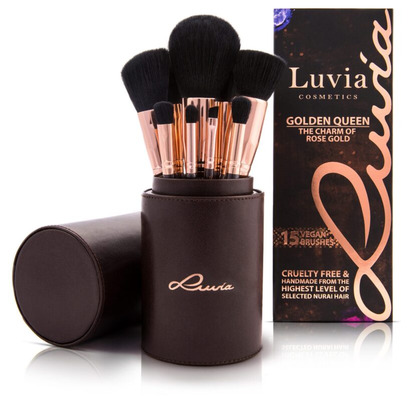Golden Queen cosmetic brush set - Image 7