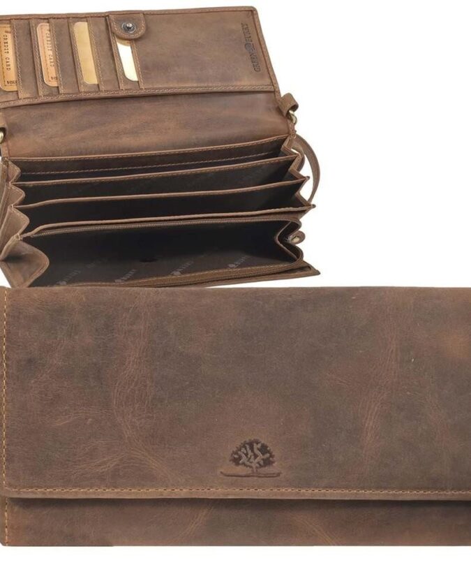 Vintage Wallet- Shoulder wallet, 7 card slots, RFID protection
