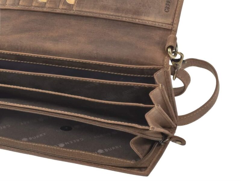 Vintage Wallet- Shoulder wallet, 7 card slots, RFID protection - Image 9