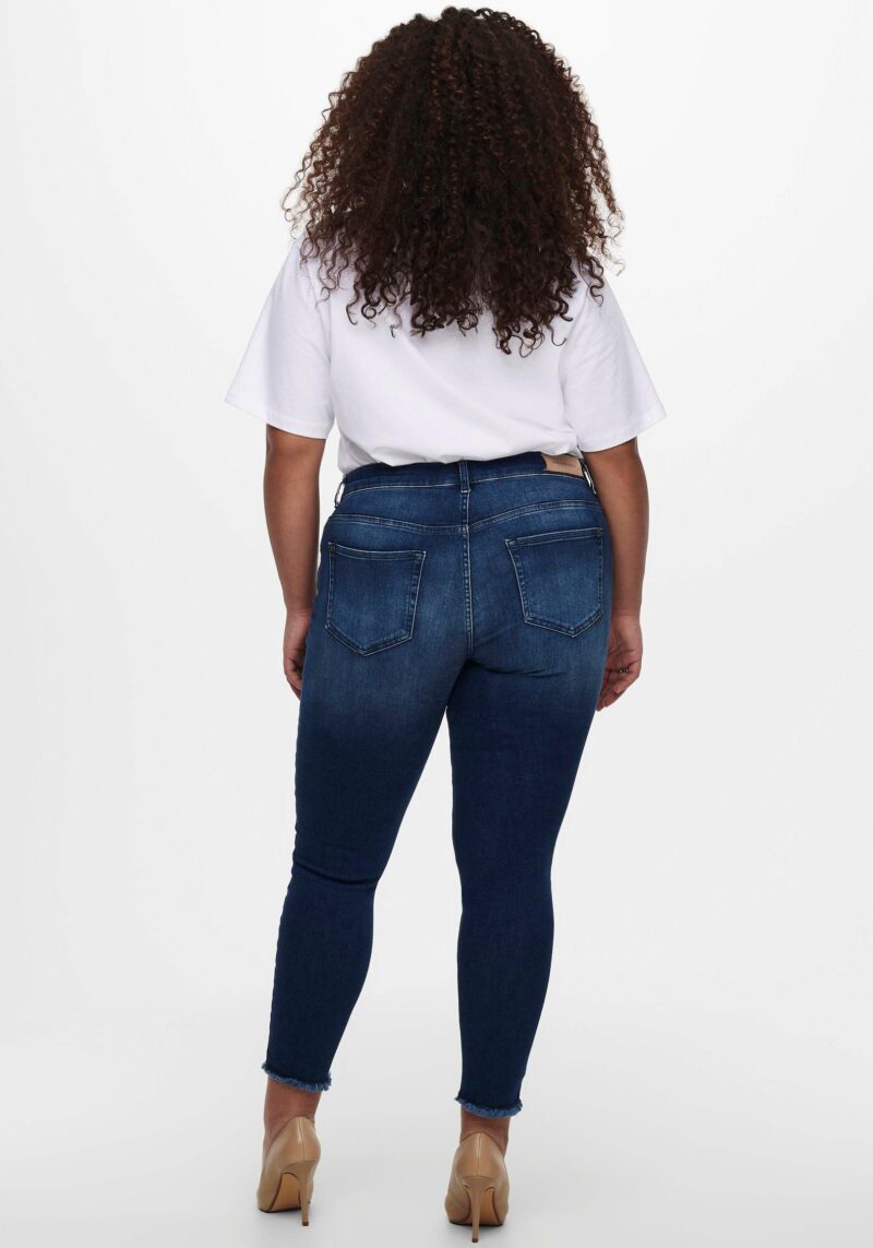 Skinny fit jeans CARWILLY REG SKINNY ANK JEANS with fringe hem - Image 3