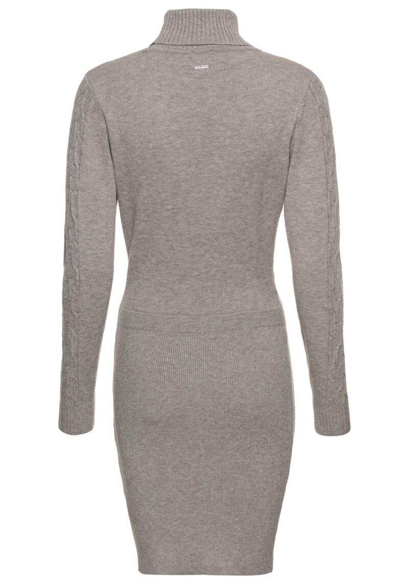 Knitted Dress with turtleneck - Image 7