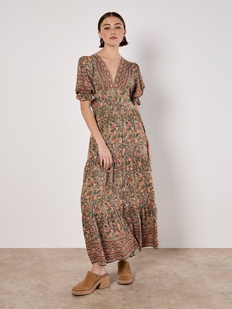 Printed dress Sarasa summer dress with floral pattern - Image 2