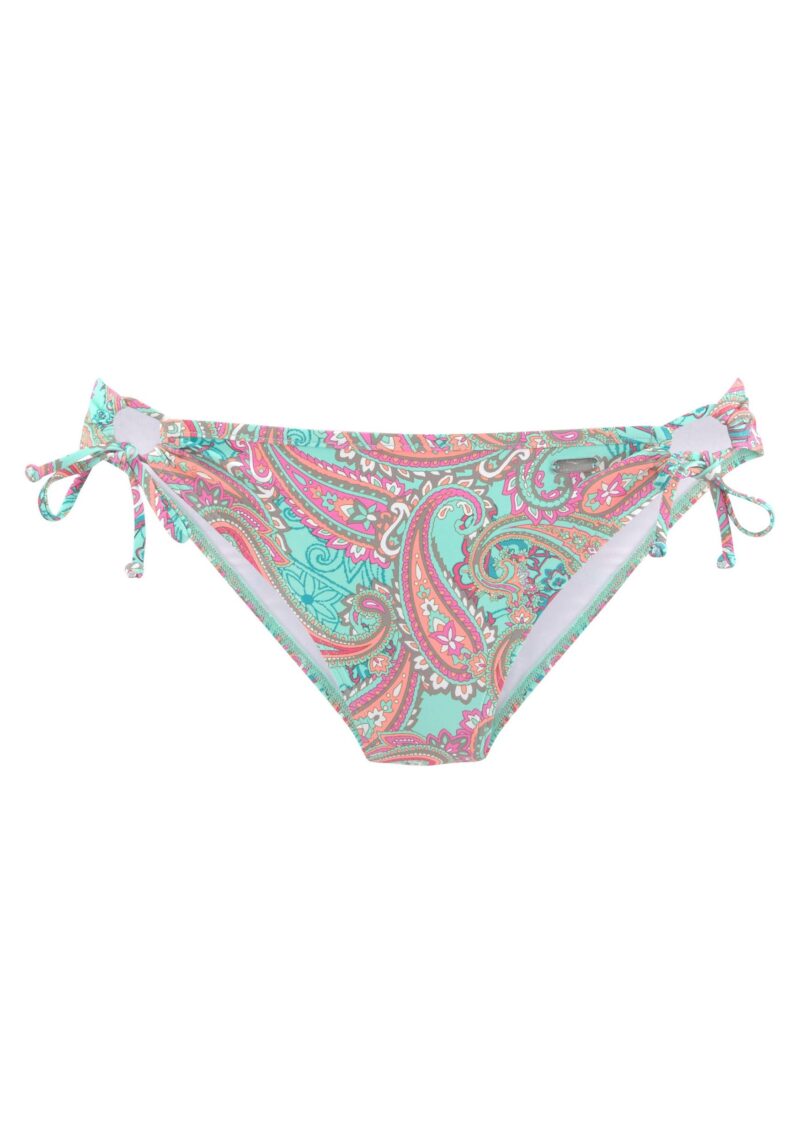 Paislee Bikini Bottoms- side ties, soft microfiber, with recycled polyamide - Image 3
