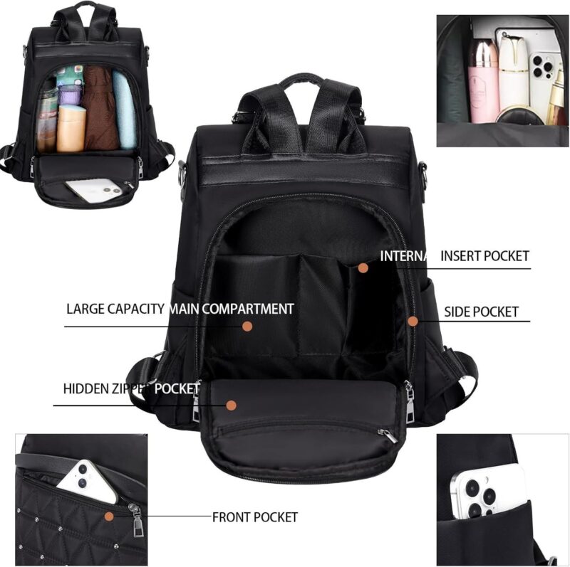 Backpack women's backpack everyday shoulder bag travel bag - Image 2