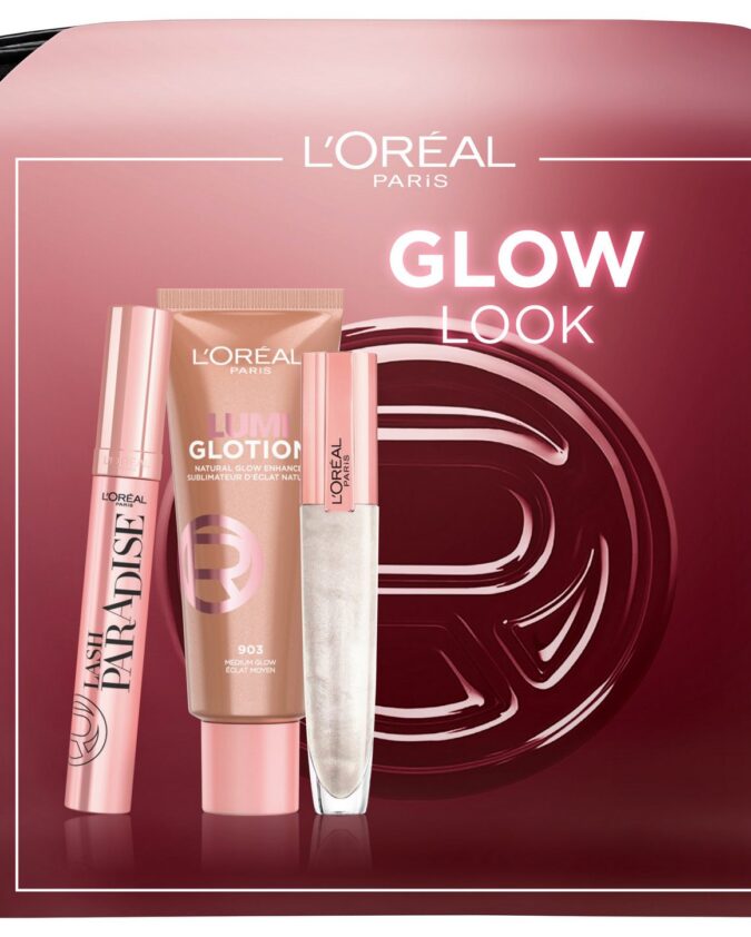 Make-up set L'Oréal Paris Bestseller Glow Look Set with versatile combination options