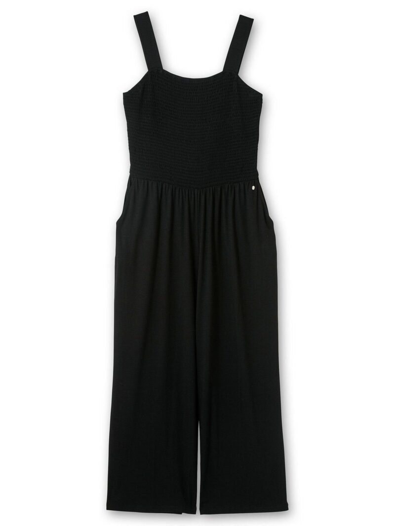 Jumpsuit Plus Sizes with smocked top and wide leg - Image 4