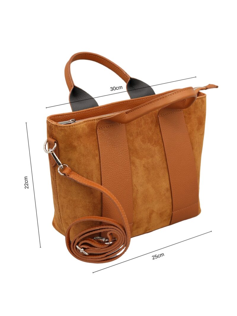 Shoulder bag SANDRA shoulder bag for women, handbag made of genuine leather - Image 2