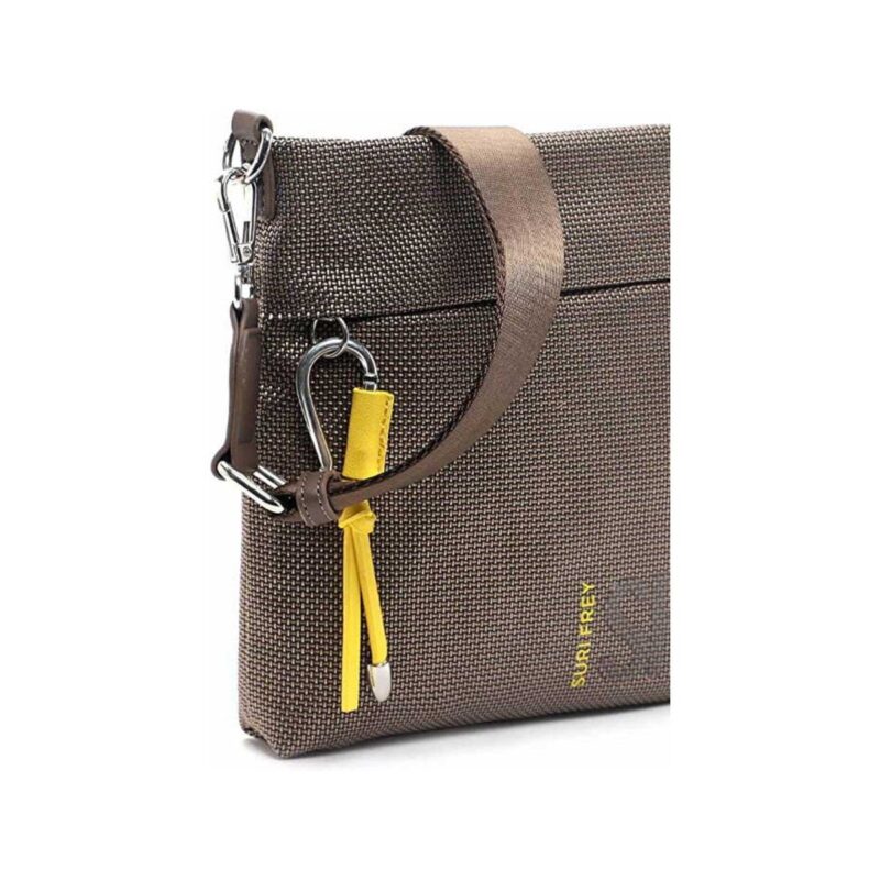 Clutch Shoulder Bag for women in taupe - Image 10
