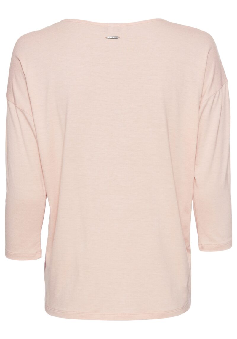 Shirt Blouse in material mix with foil print - Image 8