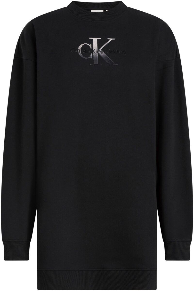 EMBROIDERED MONOLOGO CREW DRESS with logo embroidery - Image 4