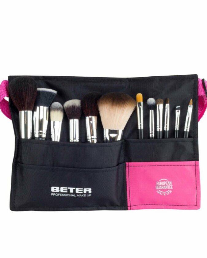 Cosmetic Brush Set Cinturón Professional Makeup Set 13 items