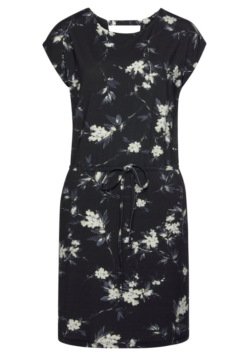 Summer Dress- festive, mini dress, feminine, made of viscose blend, short sleeve - Image 6