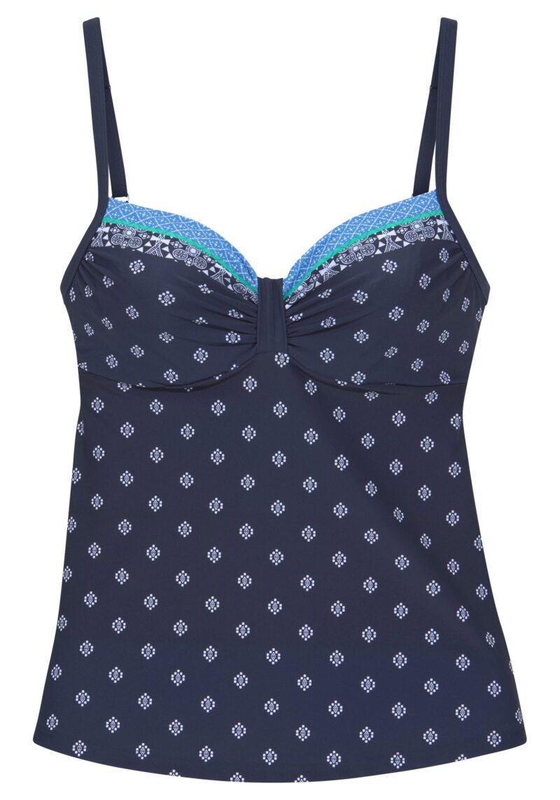Jimer Underwire Tankini Top with underbust elastic - Image 2